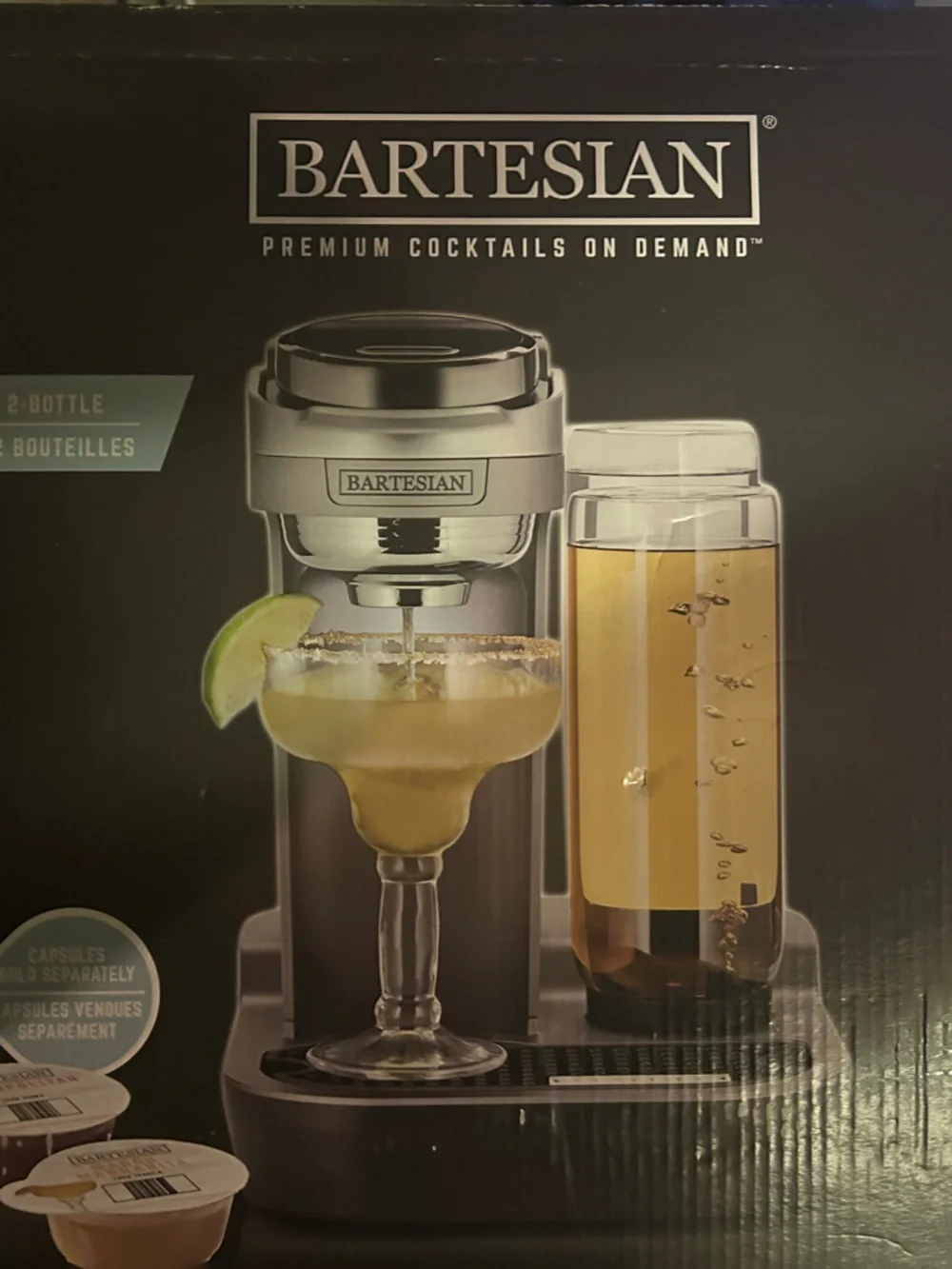 Bartesian Duet 2-Bottle Cocktail Maker - Black